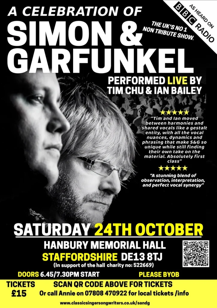 Simon and Garfunkel Generic Poster HANBURY 26